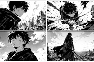 draw manga comic book