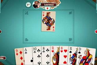 build unity 2d game development board game online multiplayer trading card game