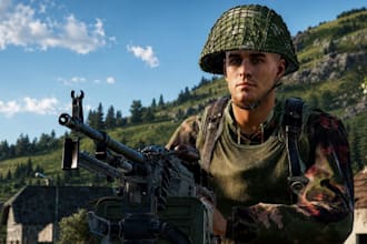 design a complete arma reforger server with custom mods