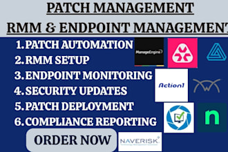setup rmm patch management, endpoint security and IT automation ninjaone atera