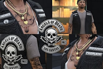 kuttes for fivem ped, fivem chain, fivem clothing and more