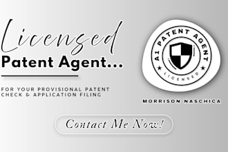 be your licensed patent agent for US patent applications