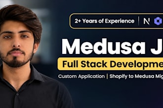 build a custom medusajs ecommerce store