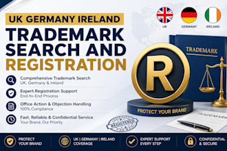 file UK germany ireland trademark search and registration for brand protection