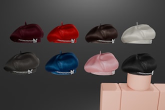 model roblox ugc hair, outfits, accessories, emote, game avatar collection