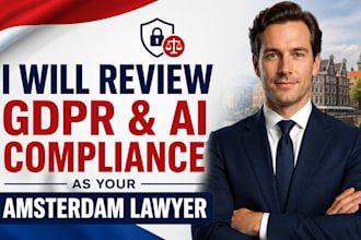 review gdpr and ai compliance as your amsterdam lawyer