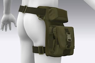 design clo3d tactical backpack, military bags , camping bags, and survival bags