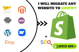 migrate wordpress to shopify, wix squarespace migration to shopify
