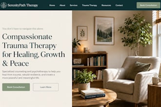 design redesign squarespace counseling trauma psychotherapy mental website