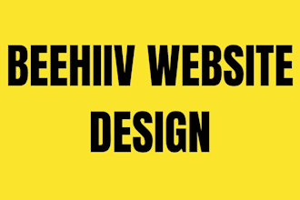beehiiv newsletter setup website design