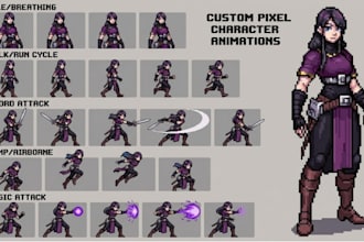 pixel art pixel animation 2d pixel art animation sprite sheet pixel character