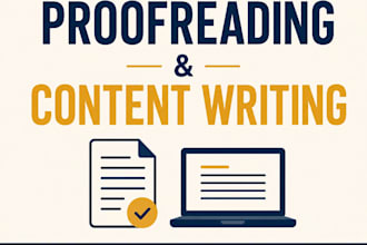 proofread and edit english documents