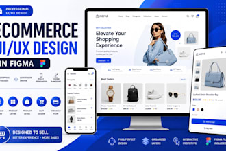 design ecommerce website UI UX in figma