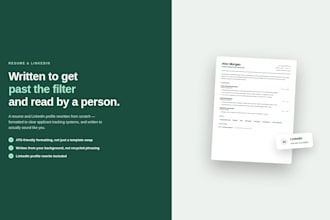rewrite your resume and linkedin profile for more interviews