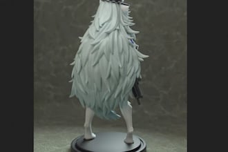 create a custom 3d printable character figurine stl
