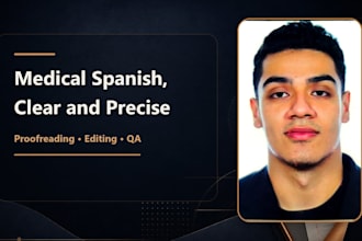 proofread and edit spanish medical and health content