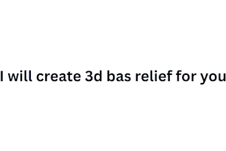 sculpt 3d coin model bas relief for 3d printing