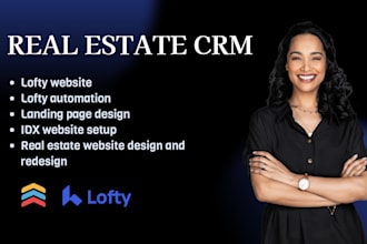 design lofty website idx mls real estate website landing page real estate idx