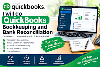 do quickbooks bookkeeping and bank reconciliation