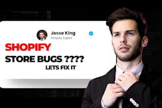 fix shopify bugs and check out errors fast