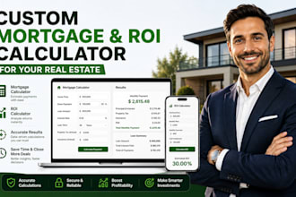 build a custom mortgage and ROI calculator for your real estate website
