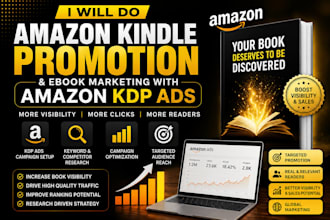 do amazon kindle promotion, ebook marketing with amazon kdp ads setup