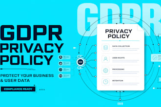 draft a professional gdpr compliant privacy policy for your business
