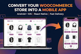 convert your woocommerce, shopify store into a mobile app