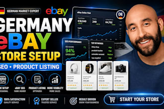 do germany ebay store setup, germany ebay seo, germany ebay product listing
