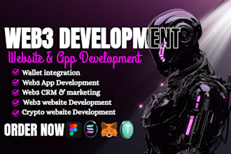 develop a web3 website, dapp, or crypto app