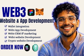 develop a web3 website, dapp, or crypto app