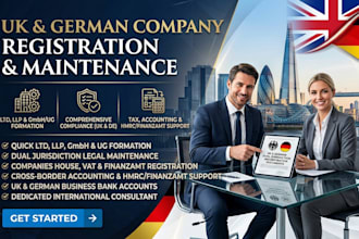 do USA llc and UK ltd company registration for both resident
