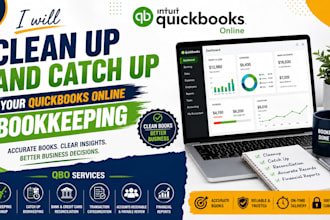 clean up and catch up your quickbooks online bookkeeping