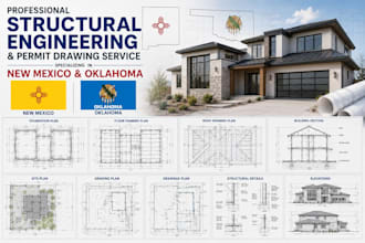 prepare structural permit sets for new mexico and oklahoma