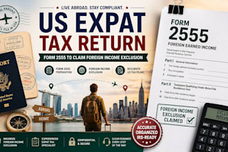 file US expat tax returns form 2555 to claim full foreign income exclusion