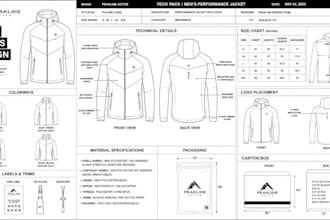 design fashion apparels, jackets, hoodies activewears shirts clothing tech packs