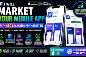 market your mobile app with aso and targeted app marketing