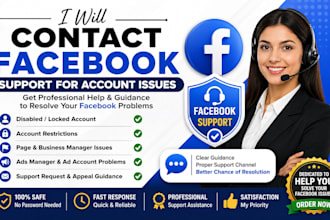contact facebook support for account issues and troubleshooting
