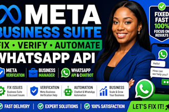 fix meta business suite meta business verification, whatsapp automation meta api