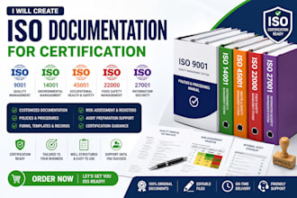 provide iso 9001 14001 45001 22000 27001 haccp gmp,documentation certification