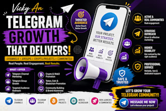 do telegram promotion marketing crypto promotion channel and group