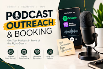 podcast outreach and guest pitching with personalized podcast research and email