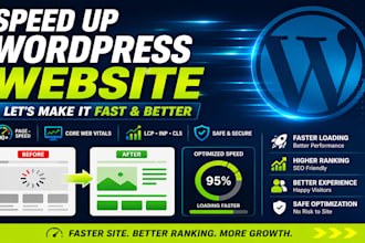 optimize wordpress speed and fix core web vitals issues