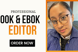 be your professional ebook editor and copy editor for kdp
