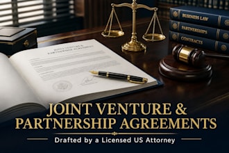 prepare a strategic business partnership contract to protect