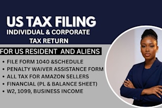 prepare your US llc and c corp business tax return