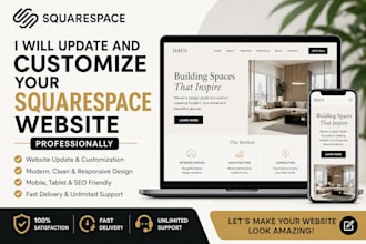 update and customize your squarespace website professionally