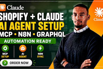 shopify claude code mcp ai agent automation n8n claude api graphql liquid