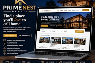build a modern real estate website