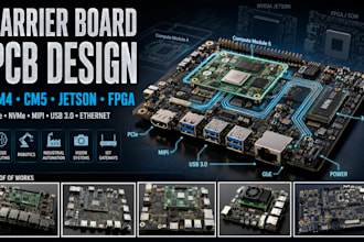 design raspberry pi cm4 cm5 jetson fpga carrier board pcb